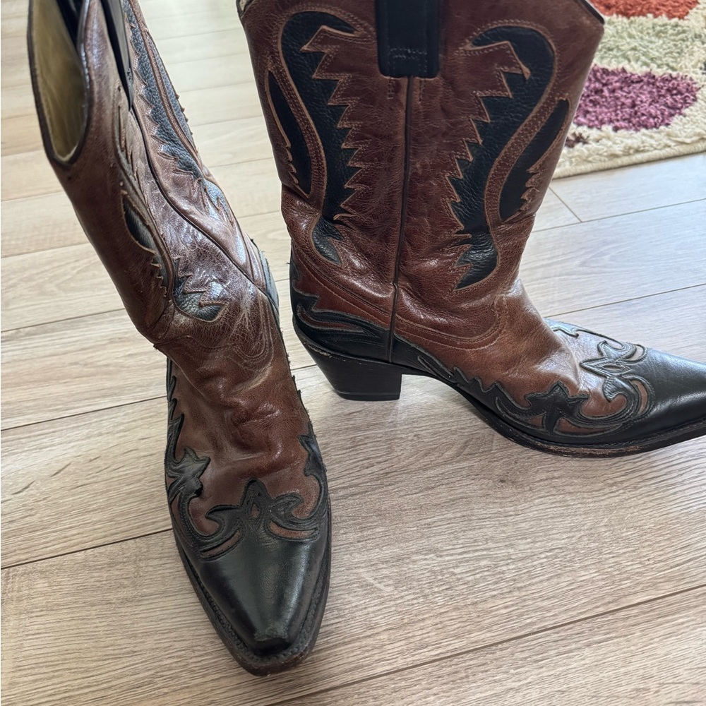Corral Brown and Black Western Boots